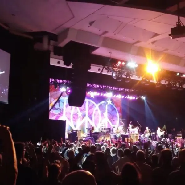 Ringo Starr and His All-Starr Band on stage at Ravinia